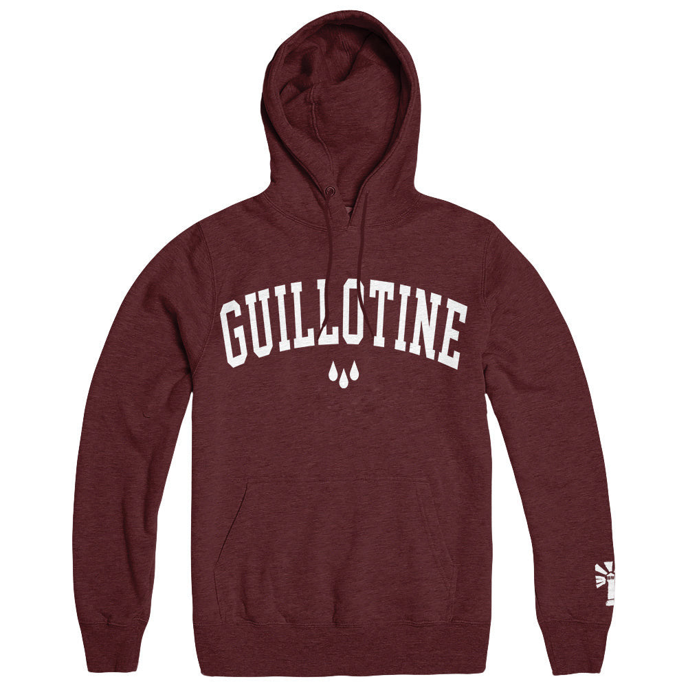 Stray From The Path Merch Guillotine - Burgundy Hoodie Stray From The Path Hoodie Father'S Day Gifts For Boyfriend Stray From The Path Merch Guillotine - Burgundy Hoodie Stray From The Path Hoodie Father'S Day Gifts For Boyfriend