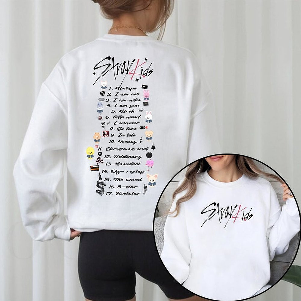 Stray Kids All Albums Sweatshirt Skz Rock Star Ideal Gift For Kpop Lovers