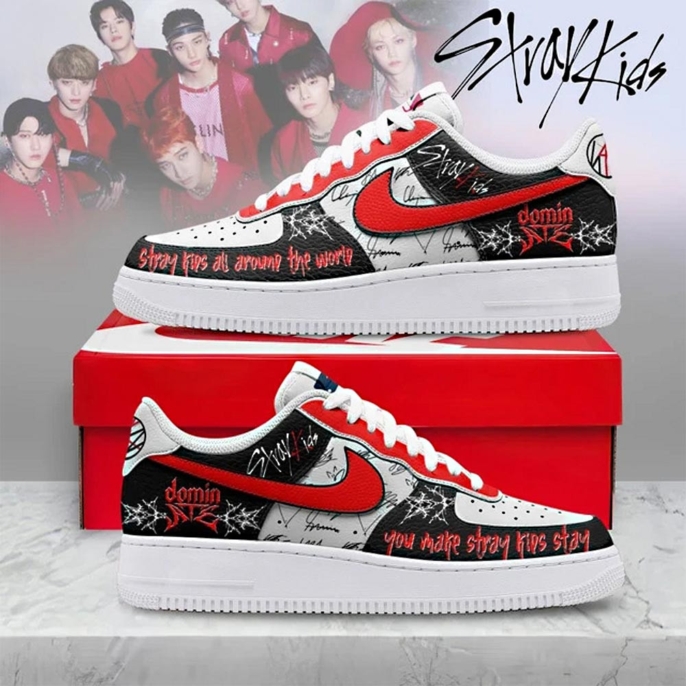 Stray Kids All Around The World You Make Stray Kids AF1 Sneaker Gifts For Music Fans