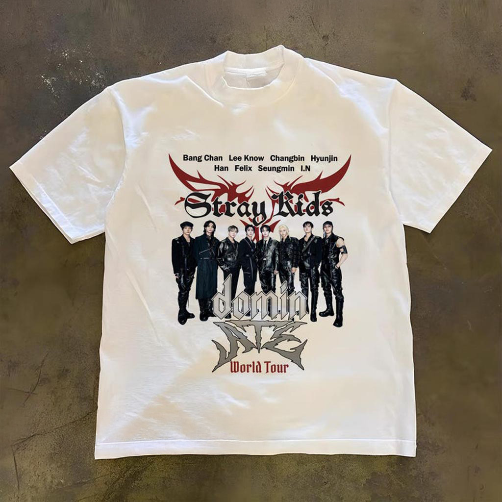 Stray Kids Domiate World Tour Shirt SKZHOP HIPTAPE Sweatshirt Stray Kids Hop Shirt Stray Stray Kids Domiate World Tour Shirt SKZHOP HIPTAPE Sweatshirt Stray Kids Hop Shirt Stray