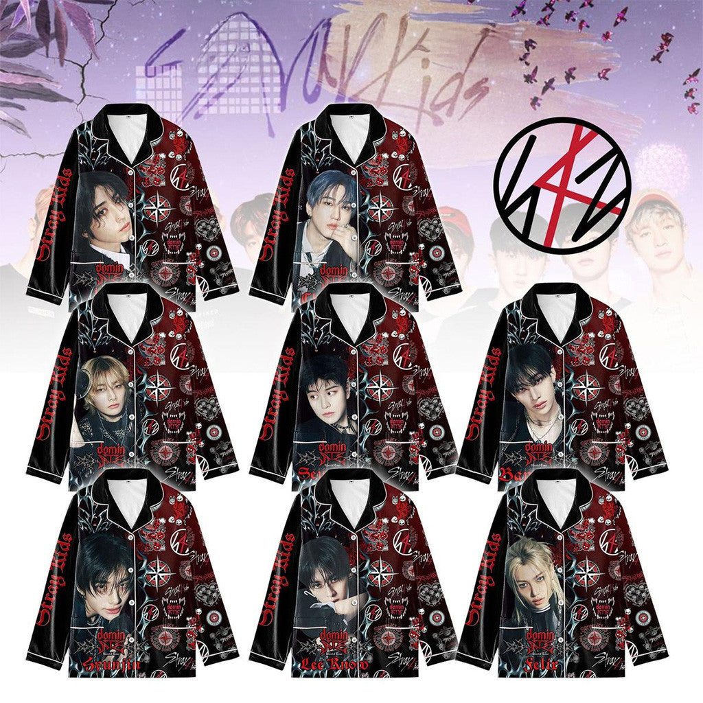 Stray Kids Dominate World Tour 2025 Pajamas Set Stray Kids Merch Gifts For Her Stray Kids Dominate World Tour 2025 Pajamas Set Stray Kids Merch Gifts For Her