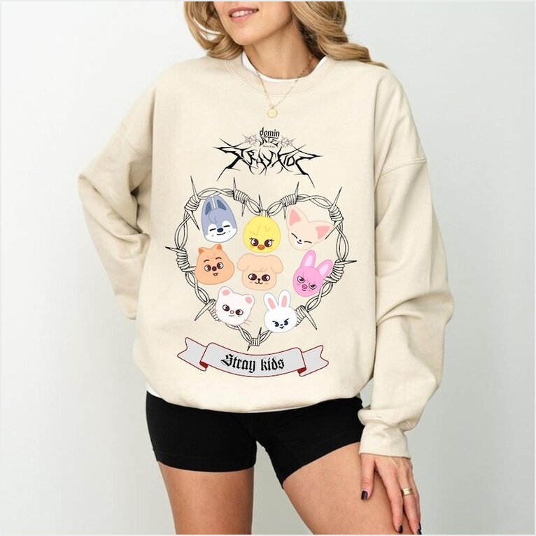 Stray Kids Dominate World Tour Sweatshirt Stray Kids Ate Album Shirt Gifts For Fans Merch Apparel Stray Kids Dominate World Tour Sweatshirt Stray Kids Ate Album Shirt Gifts For Fans Merch Apparel