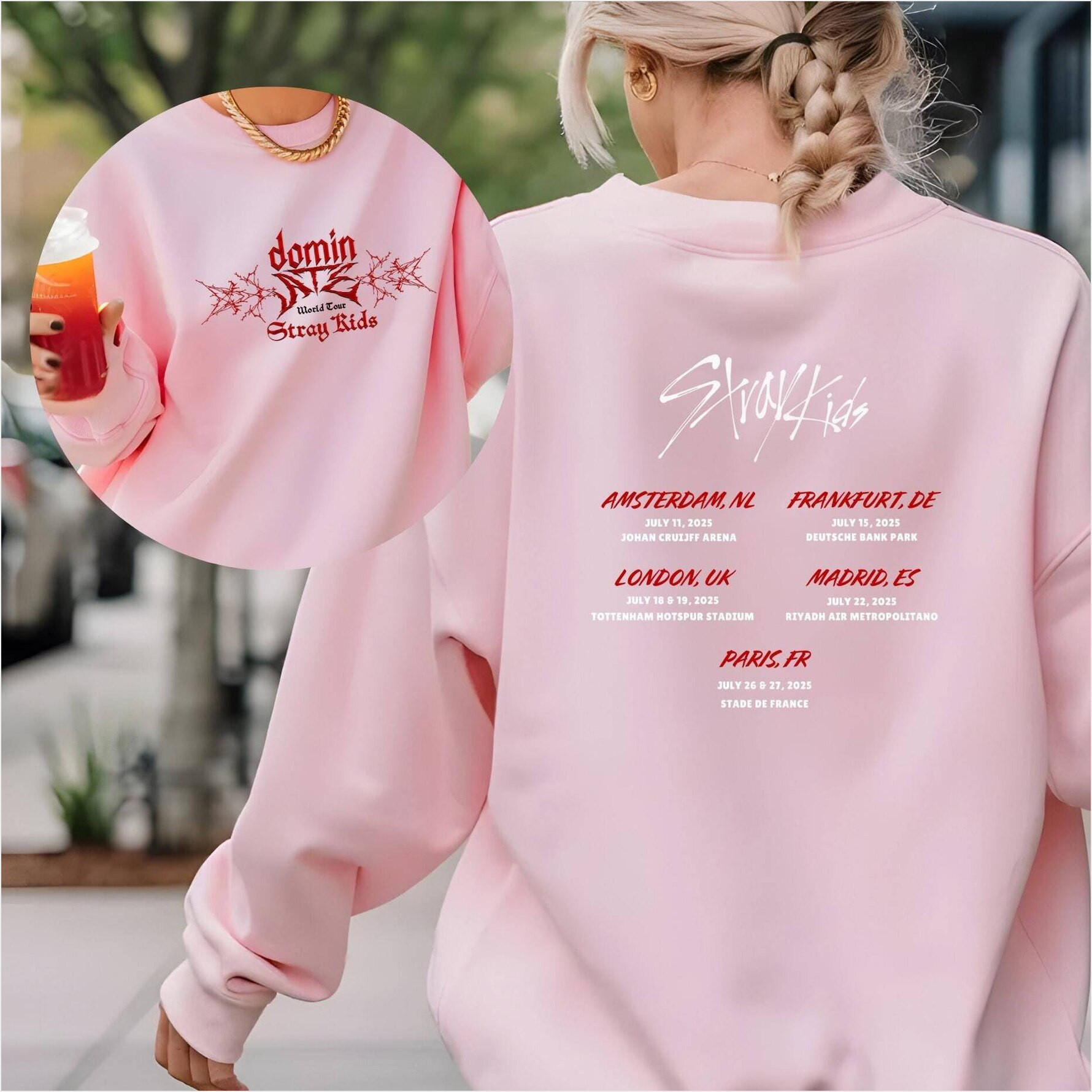 Stray Kids Europe Tour 2025 Sweater Shirt Stray Kids 4 SweaT-shirt Gifts For Fans Trendy Merch Stray Kids Europe Tour 2025 Sweater Shirt Stray Kids 4 SweaT-shirt Gifts For Fans Trendy Merch