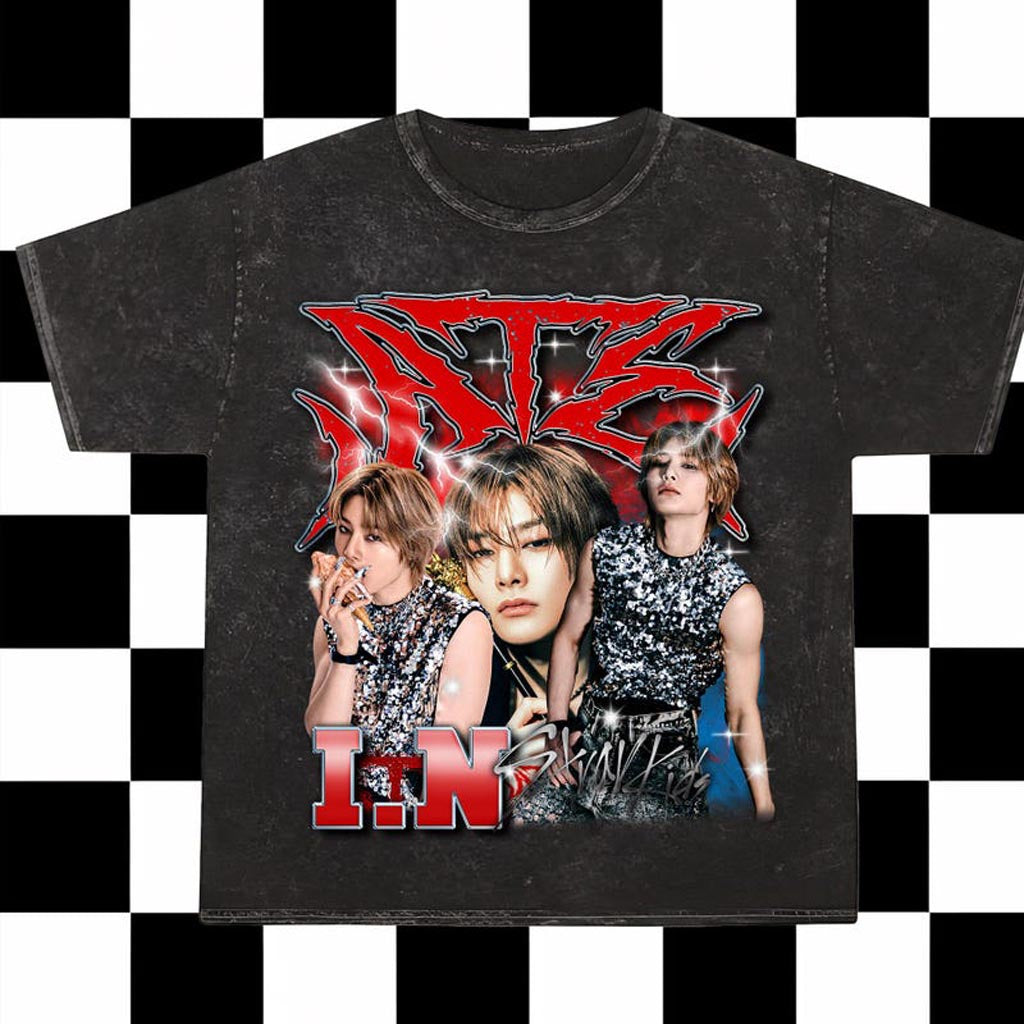 Stray Kids I N Domiate World Tour Wash Shirt Stray Kids World Tour T-Shirt Fans Gifts Stray Kids I N Domiate World Tour Wash Shirt Stray Kids World Tour T-Shirt Fans Gifts