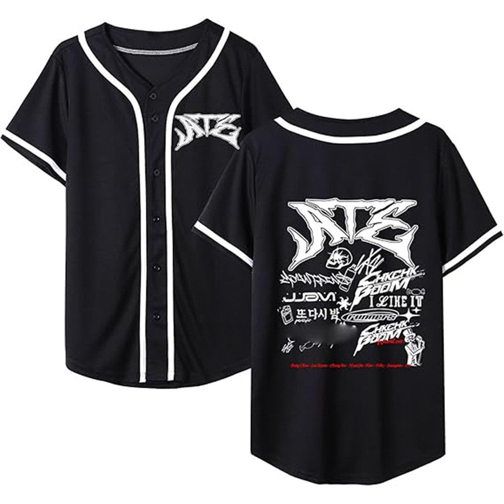 Stray Kids Merch ATE Baseball Jersey Music Lover Gifts For Him Stray Kids Merch ATE Baseball Jersey Music Lover Gifts For Him