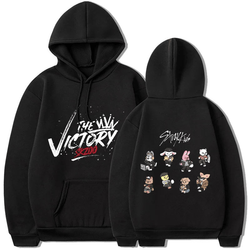 Stray Kids Tour Merch 2025 Hoodie Stray Kids SKZOO THE VICTORY Hoodie Concert Fan Gifts