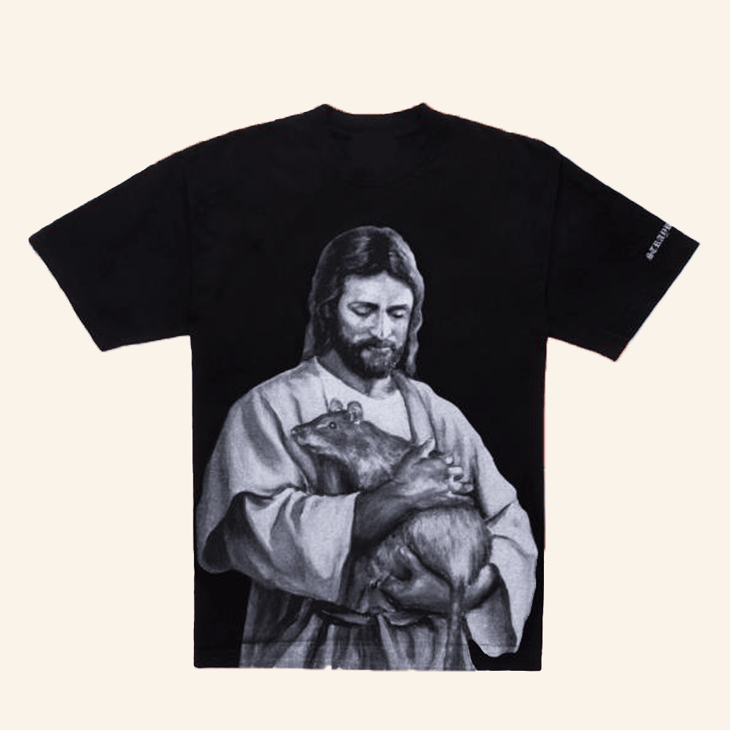 Stray Rats Merch Rat Of God T-Shirt Gifts For Christian