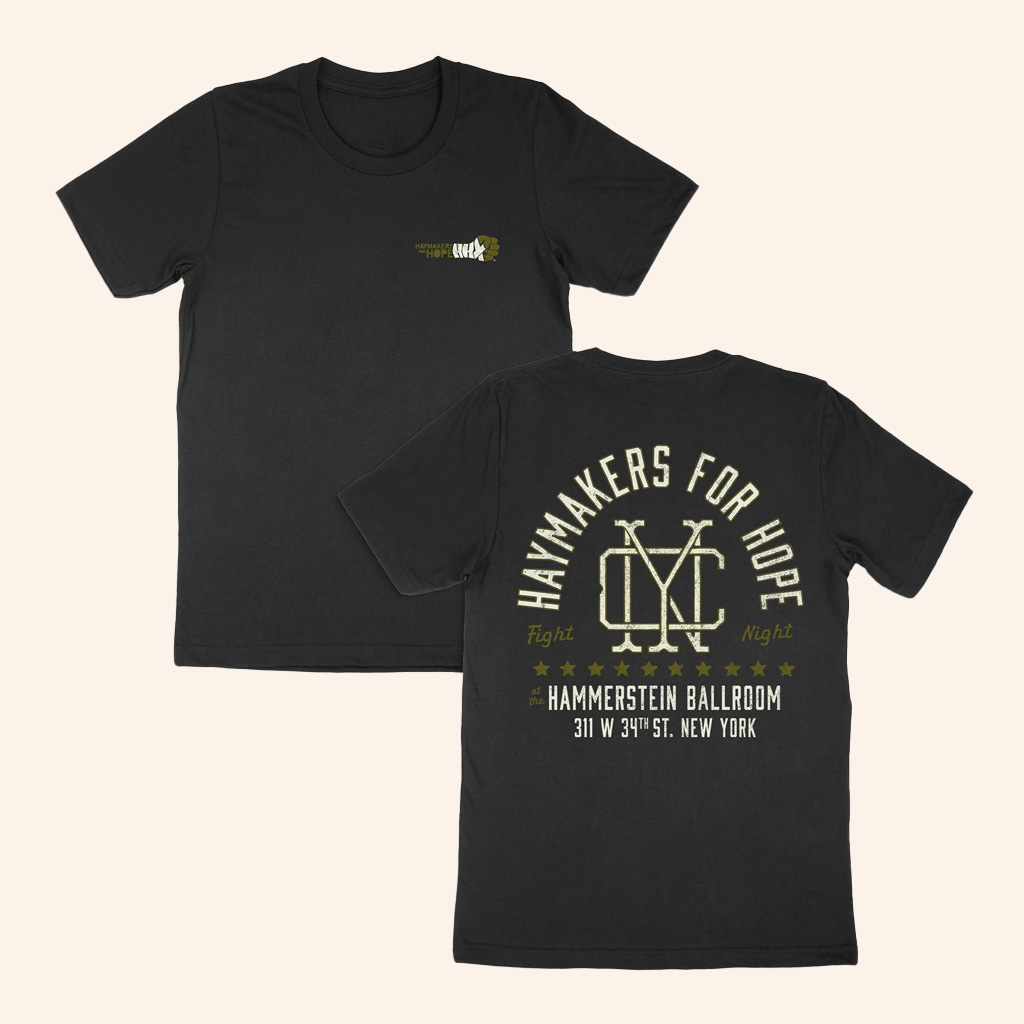 Streaker Sports Merch Haymakers For Hope Nyc T-Shirt Best Christmas Gifts For Men Streaker Sports Merch Haymakers For Hope Nyc T-Shirt Best Christmas Gifts For Men