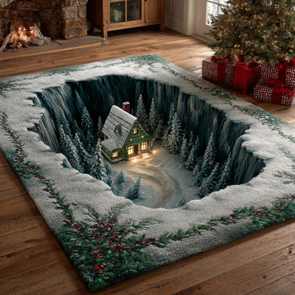 Stream Village Area Rug Unique Front Door Decor Best Christmas Present For Wife