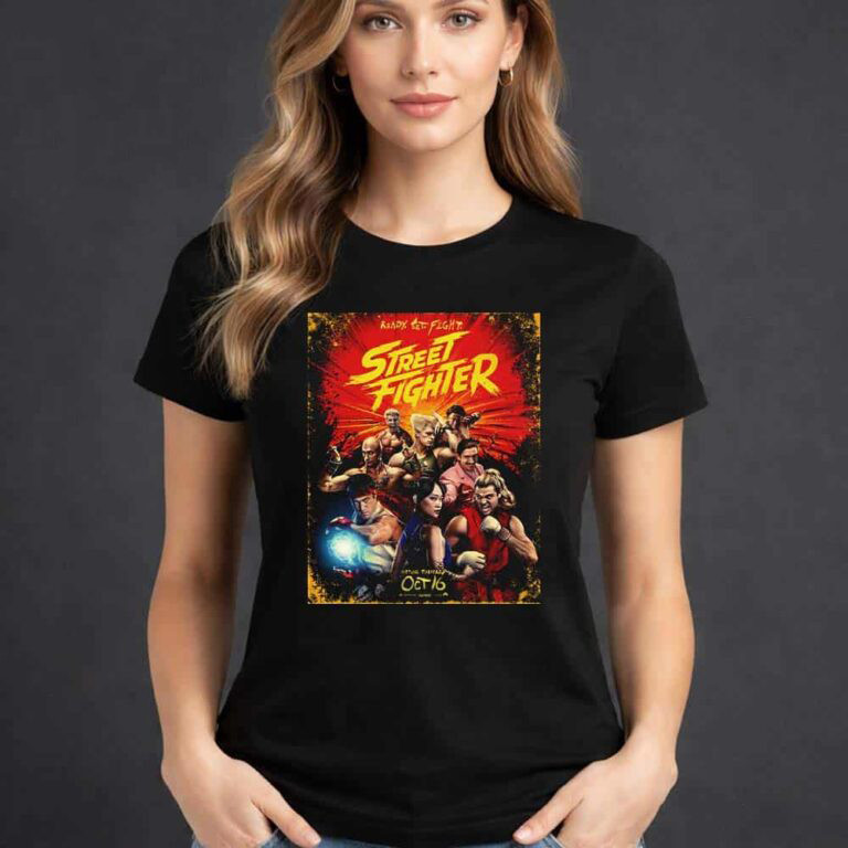 Street Fighter 2026 Poster T-Shirt Street Fighter Movie Merch 2026 Unique Gift For Wife