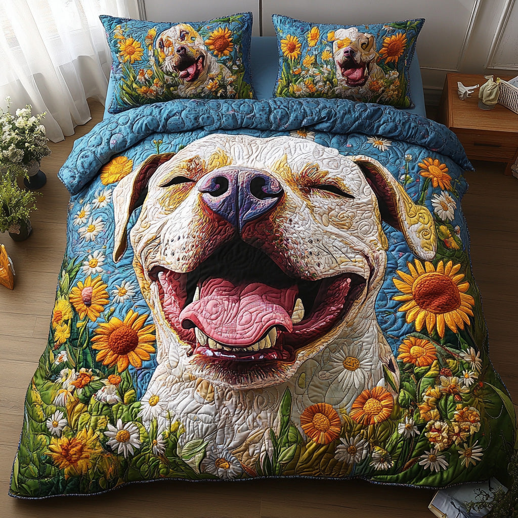 Street Soul Quilted Bedding Set Bed Decor Best Gifts For Dog Owners