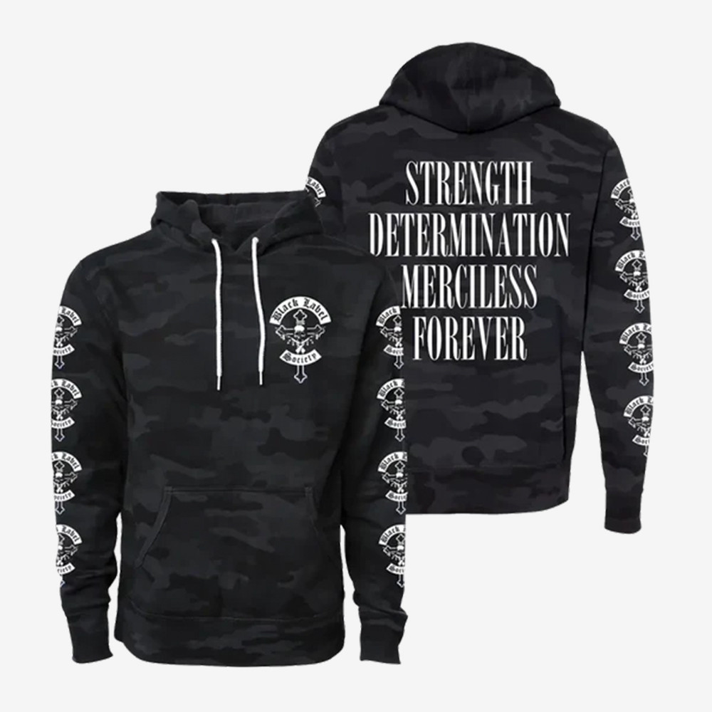 Strength Determination Merciless Forever Hoodie Black Label Society Apparel Gift For Men