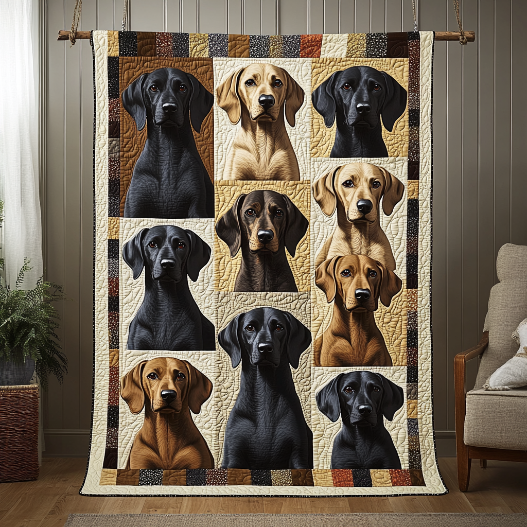 Stretchy Pooch Patterns Quilted Blanket Gifts For Pet Owners