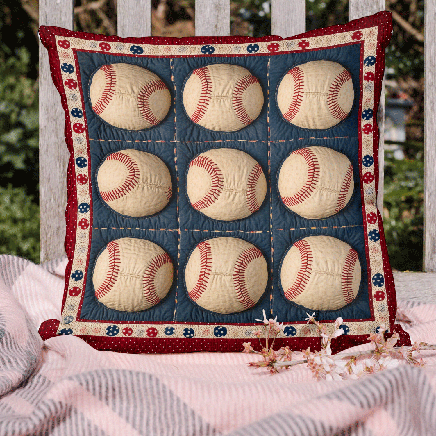 Strike Zone Pillow Case Reindeer Christmas Pillow Cover