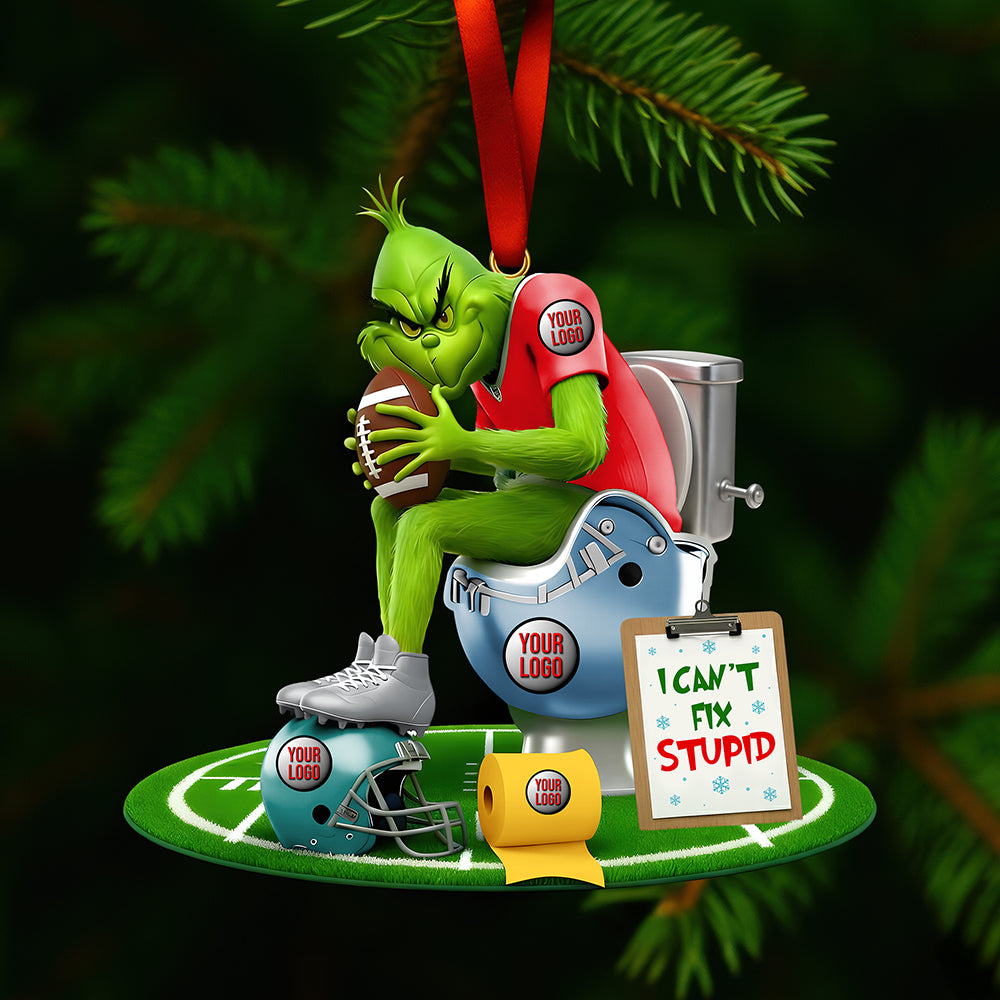 Strong Rival American Football Ornament - Personalized Gifts For American Football Fans - Fun Holiday Ornament Gift