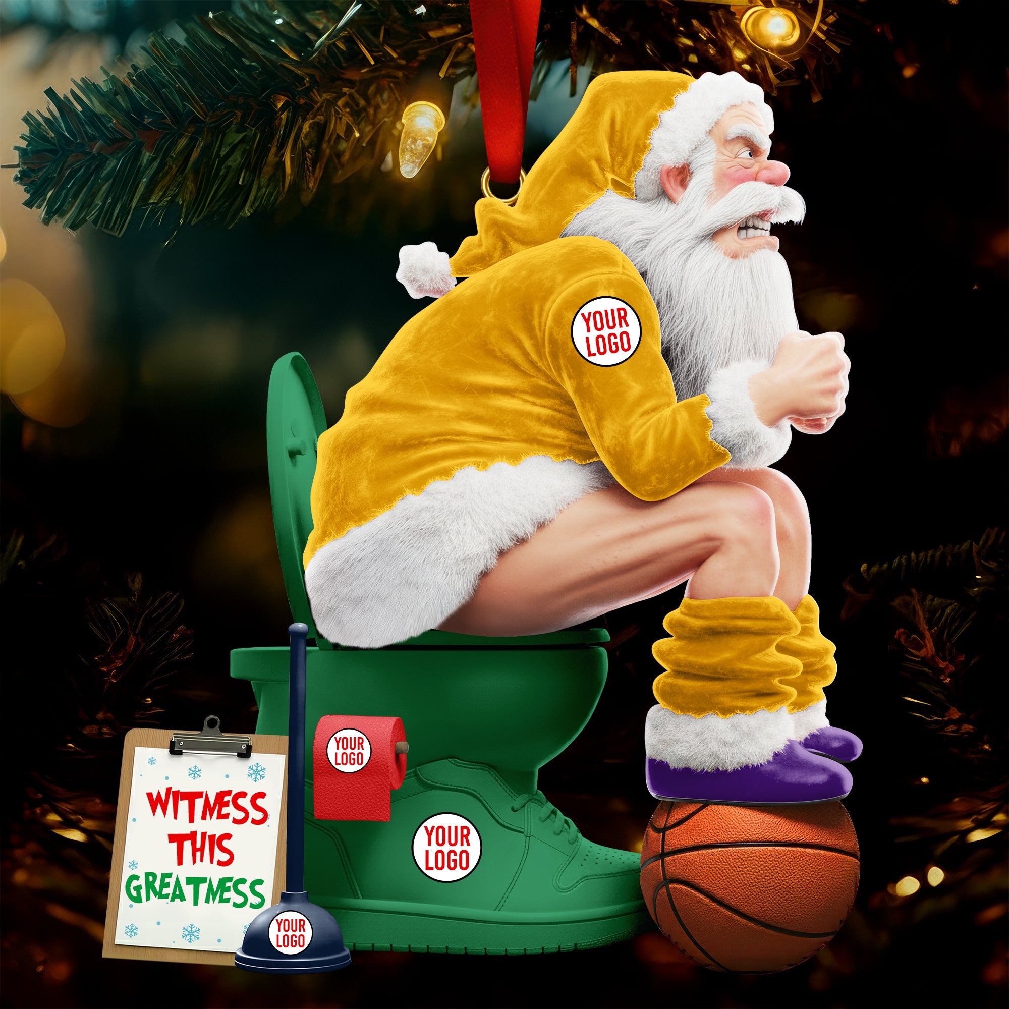 Strong Rival Ornament - Personalized Gifts - Holiday Tree Decoration Gift Strong Rival Ornament - Personalized Gifts - Holiday Tree Decoration Gift