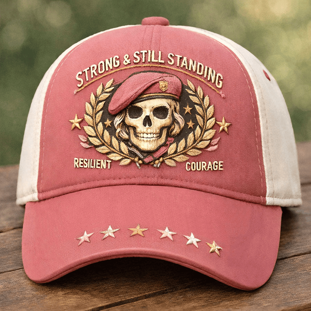 Strong Still Standing Veteran Hat Veteran Skull Art Baseball Cap Veteran Gift Ideas