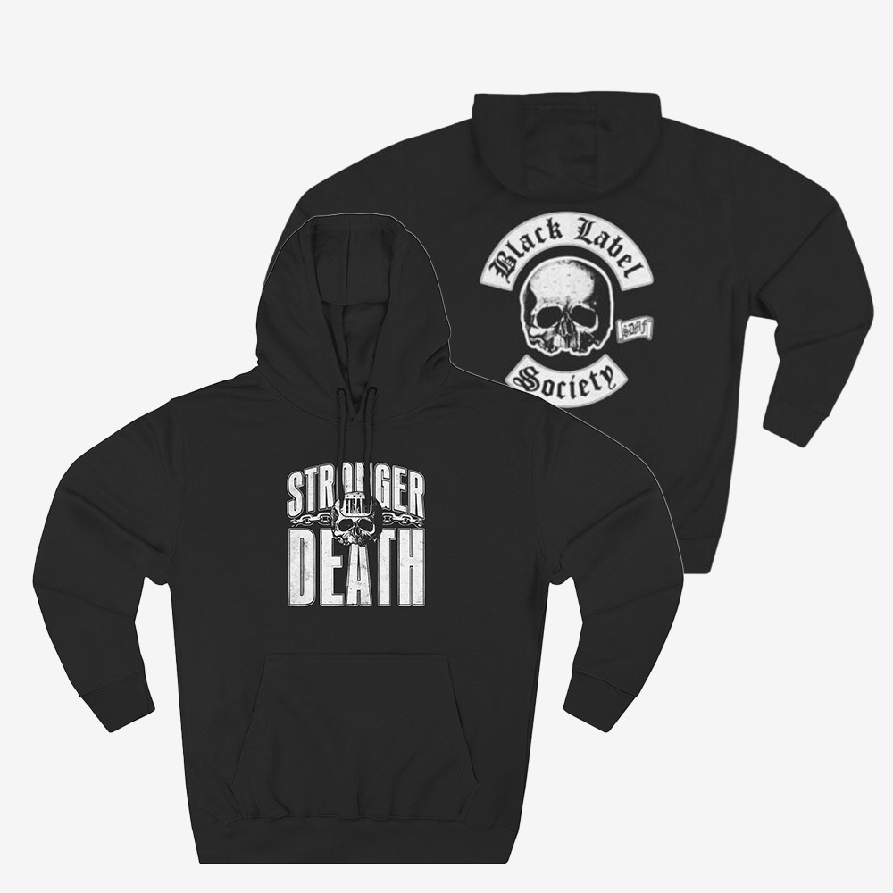 Stronger Than Death Black Label Society Hoodie Zakk Wylde Clothing Gift For Enthusiasts