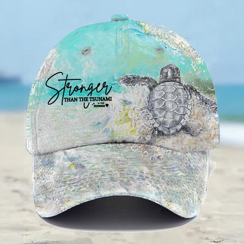 Stronger Than the Storm Turtle Hat Galathreads Baseball Cap Present For Friends