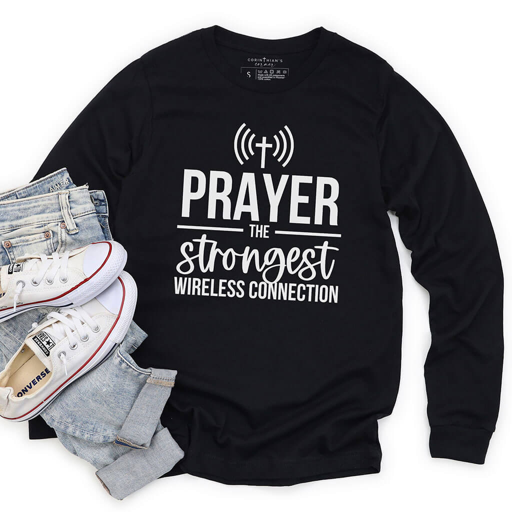 Strongest Wireless Connection Long Sleeve Christian Gifts For Women