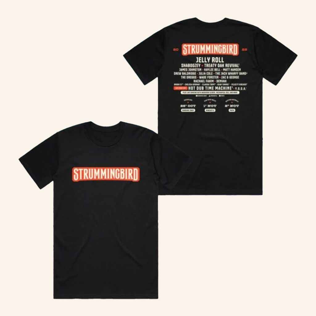 Strummingbird Merch Strummingbird Tour T-Shirt Music Lover Gift Ideas For Dad Strummingbird Merch Strummingbird Tour T-Shirt Music Lover Gift Ideas For Dad
