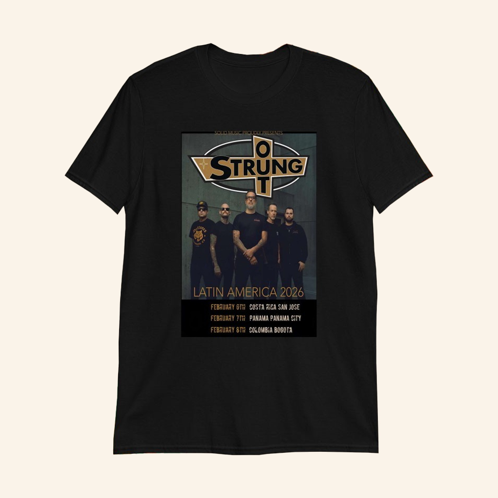 Strung Out Latin America 2026 Tour T-Shirts