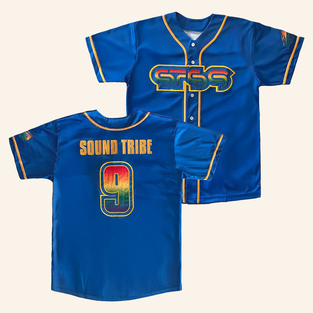 Sts9 Merch Throwback Roygbiv Sts9 Logo Baseball Jersey Husband Gifts Sts9 Merch Throwback Roygbiv Sts9 Logo Baseball Jersey Husband Gifts