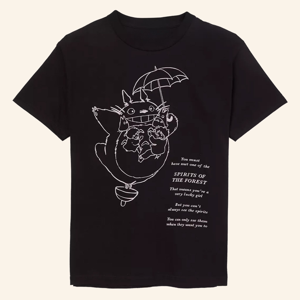 Studio Ghibli Merch My Neighbor Totoro Lettered T-Shirt Birthday Ideas For Anime Lovers