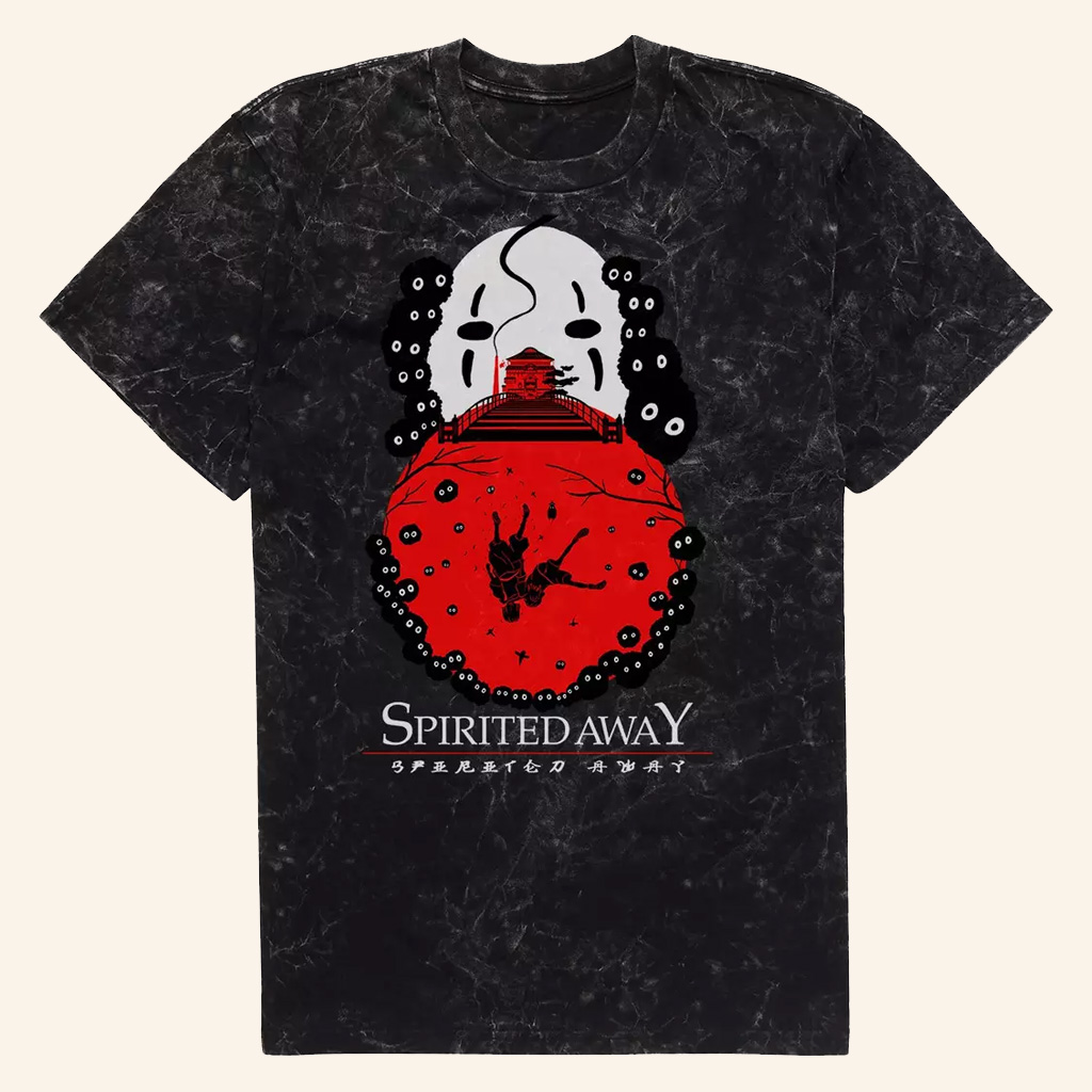 Studio Ghibli Merch Spirited Away Falling Deeper  T-Shirt Great Gifts For Anime Lovers