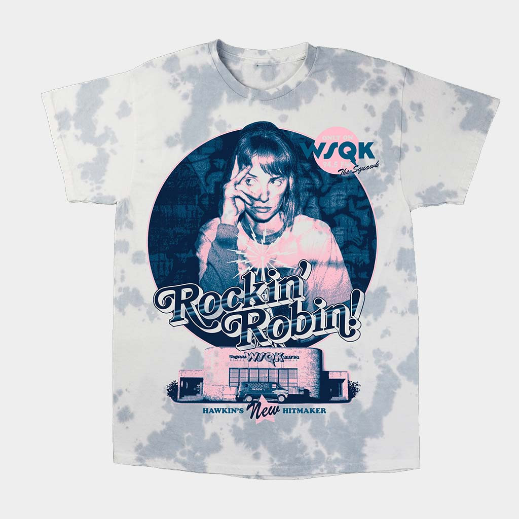Studio House Designs Merch Rockin Robin Tie Dye T-Shirt Gifts For Girlfriend