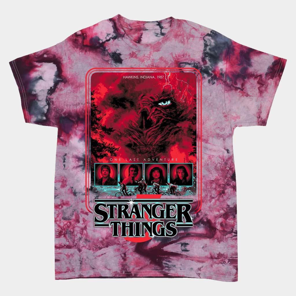 Studio House Designs Merch S5 Teaser Tie Dye Shirt Stranger Things T-Shirt Gifts For Him