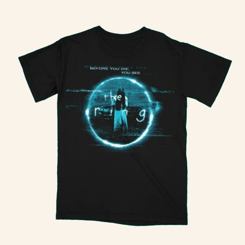 Studio House Designs Merch The Ring Black T-Shirt Gifts For Horror Movie Lovers Studio House Designs Merch The Ring Black T-Shirt Gifts For Horror Movie Lovers