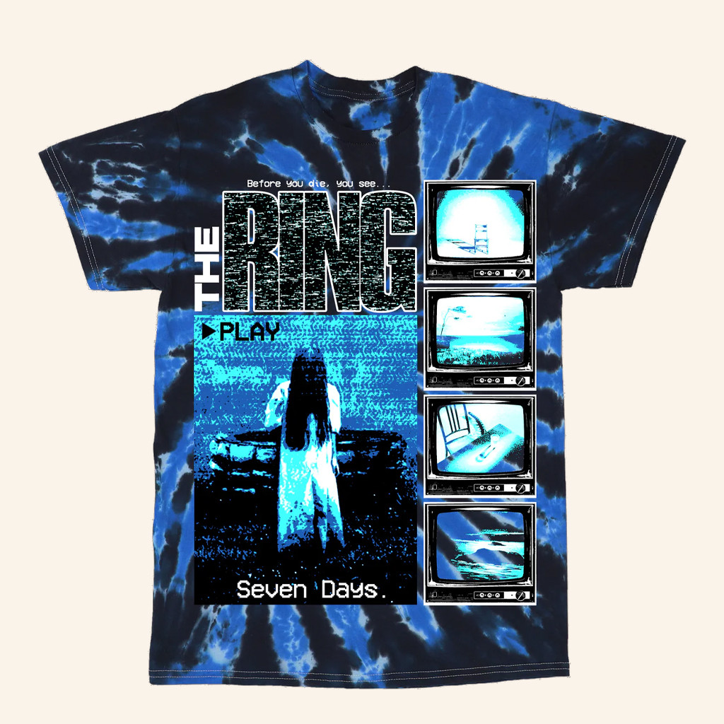 Studio House Designs Merch The Ring Seven Days Tie Dye T-Shirt Gifts For Horror Film Lovers Studio House Designs Merch The Ring Seven Days Tie Dye T-Shirt Gifts For Horror Film Lovers