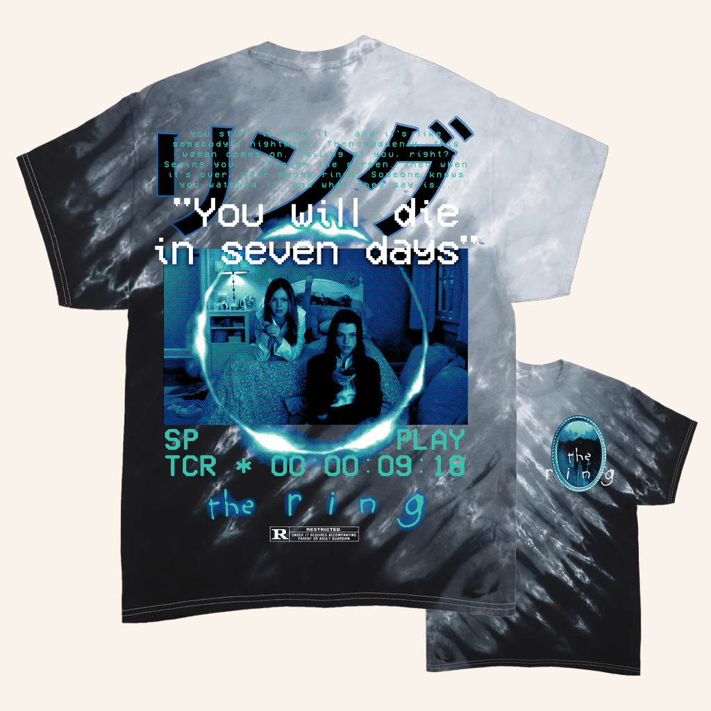 Studio House Designs Merch The Ring Tie Dye T-Shirt Gift Ideas For Horror Lovers Studio House Designs Merch The Ring Tie Dye T-Shirt Gift Ideas For Horror Lovers