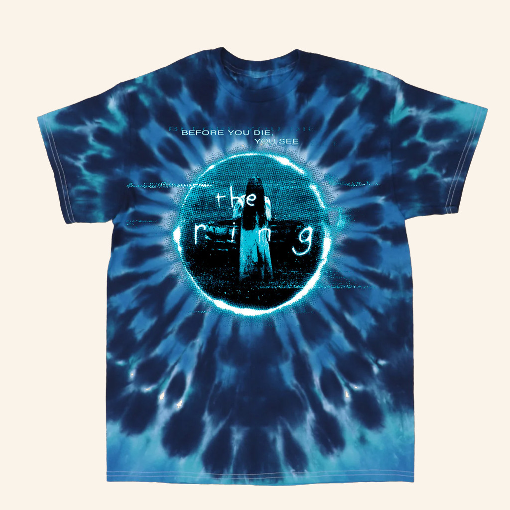 Studio House Designs Merch The Ring Tie Dye T-Shirt Gifts For Horror Lovers