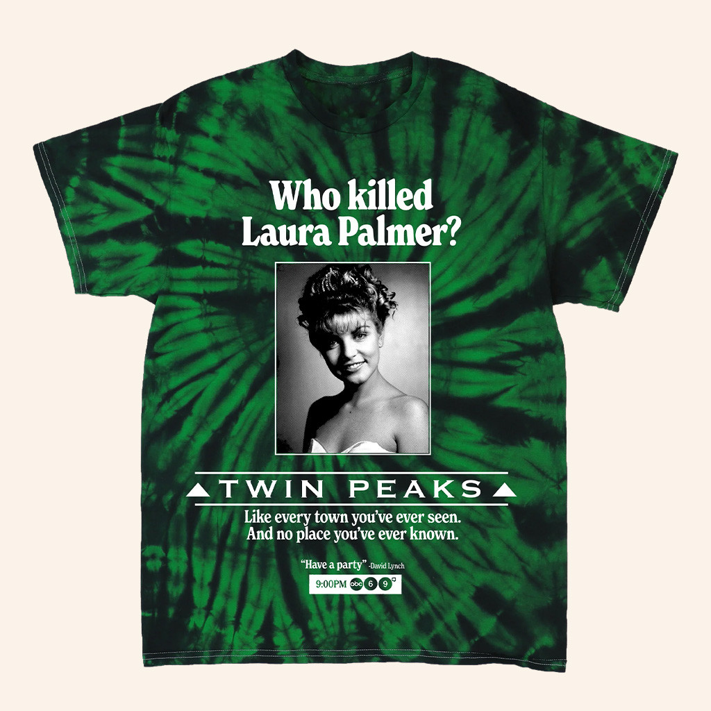 Studio House Designs Merch Who Killed Laura Palmer Tie Dye Shirt Twin Peaks Merch Fan Gifts