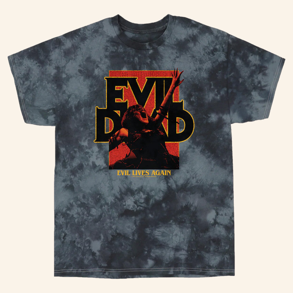 Studiohouse Designs Merch Evil Dead 2013 Poster Tie Dye T-Shirt Gift Ideas For Him Studiohouse Designs Merch Evil Dead 2013 Poster Tie Dye T-Shirt Gift Ideas For Him