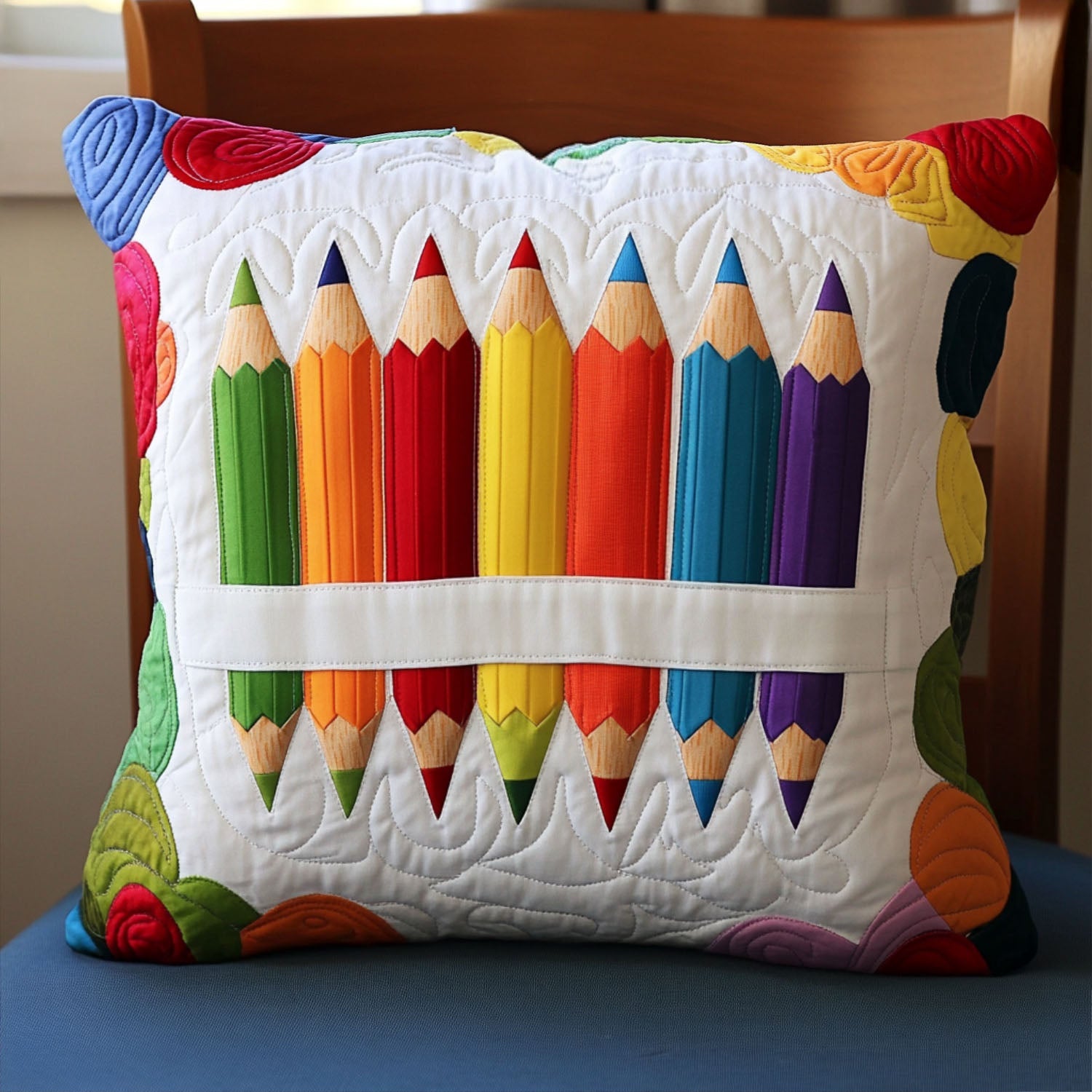 Study Time Treasures Quilted Pillow Case Cute Pillow Covers Back To School Gifts For Teachers