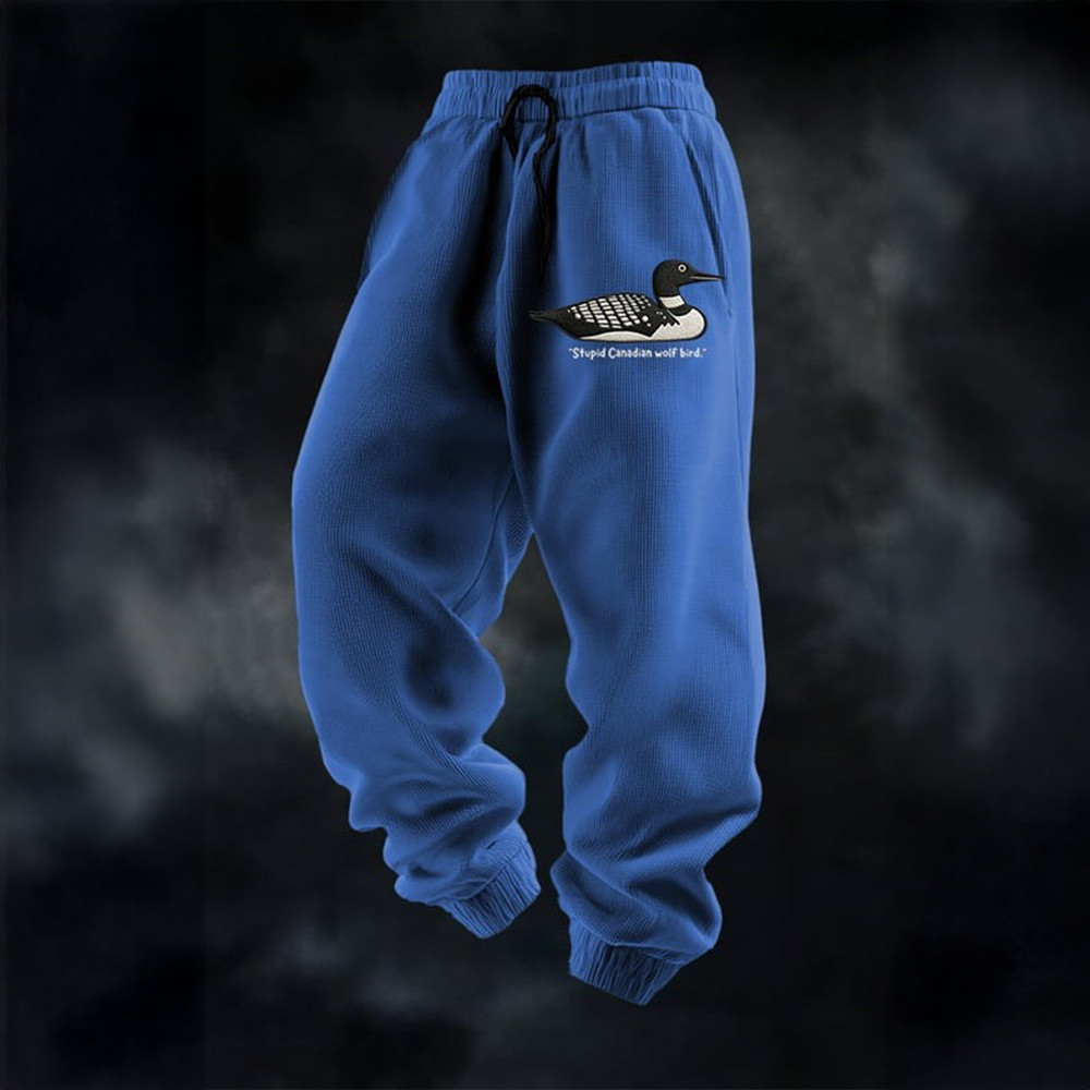 Stupid Canadian Wolf Bird Heated Rivalry Sweatpants Heated Rivalry Clothing Gift For Boyfriend