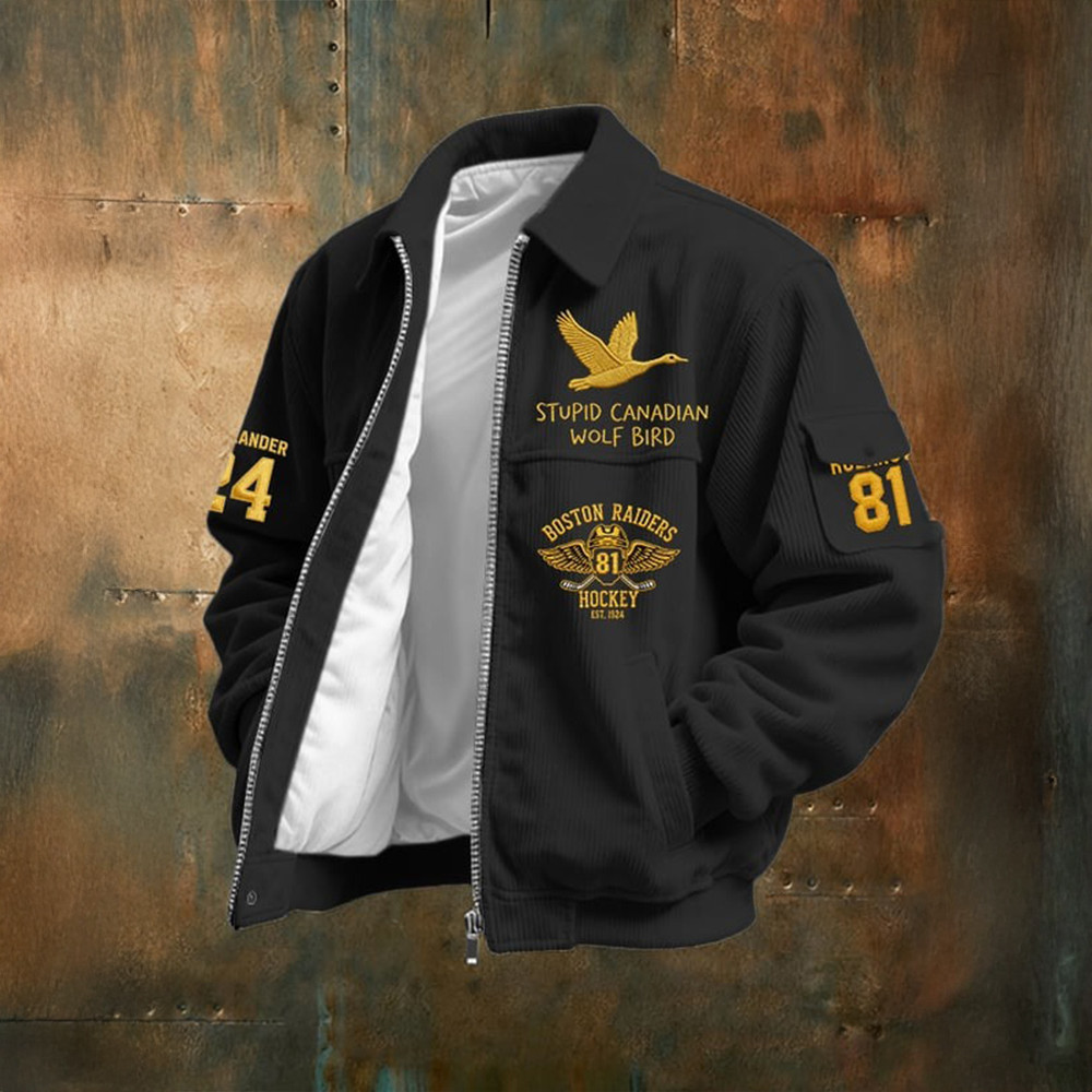 Stupid Canadian Wolf Bird Jacket Heated Rivalry Clothing Heated Rivalry Lover Gifts