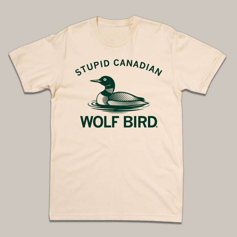 Stupid Canadian Wolf Bird T-Shirt Heated Rivalry Apparel Gifts For Movie Fans