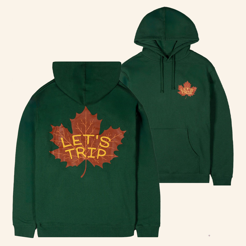 Sturniolo Clothing Merch Maple Leaf Let's Trip Hoodie Gifts For Brothers
