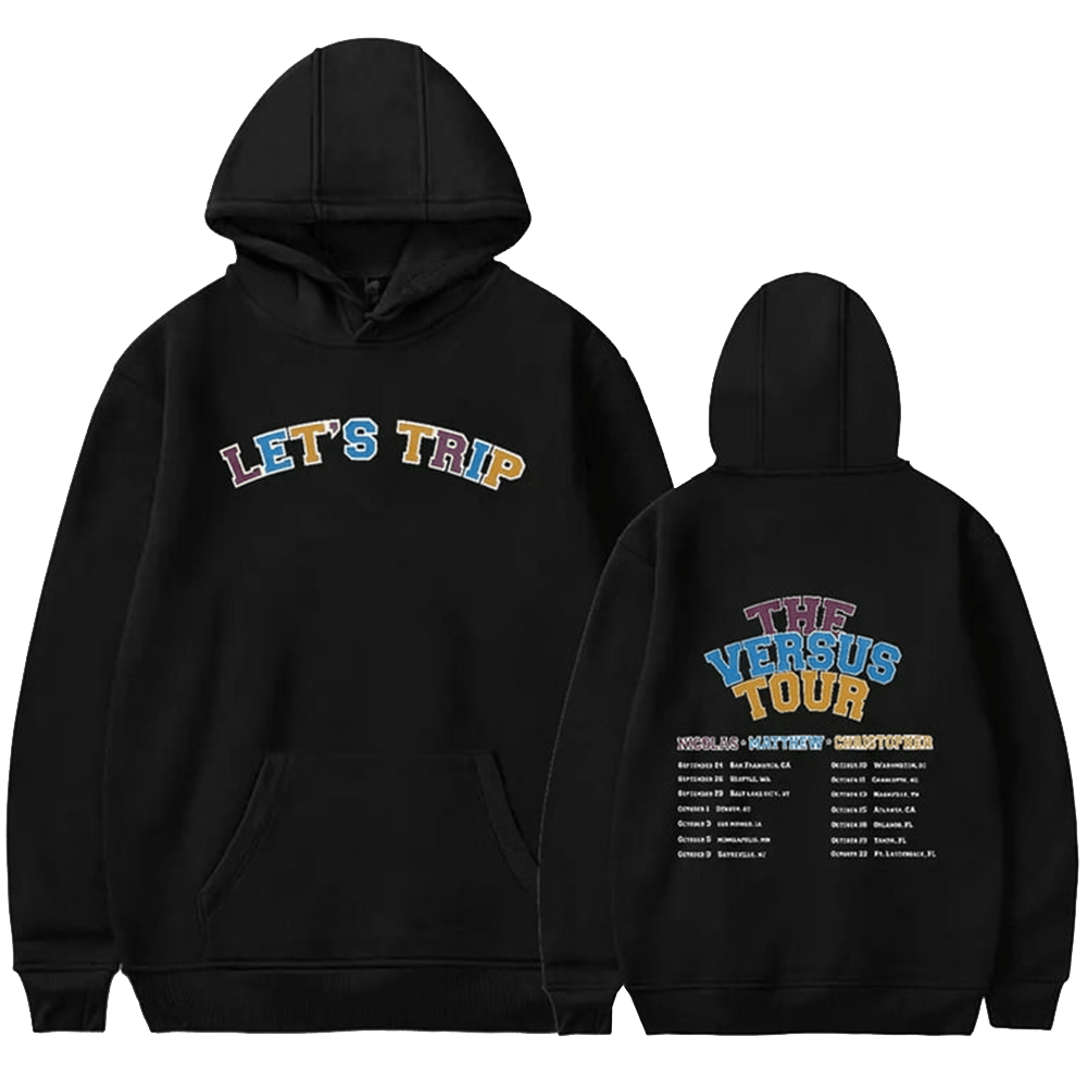 Sturniolo Triplets Merch Let's Trip Arch Tour New The Versus Tour Hoodie Gifts For Fans