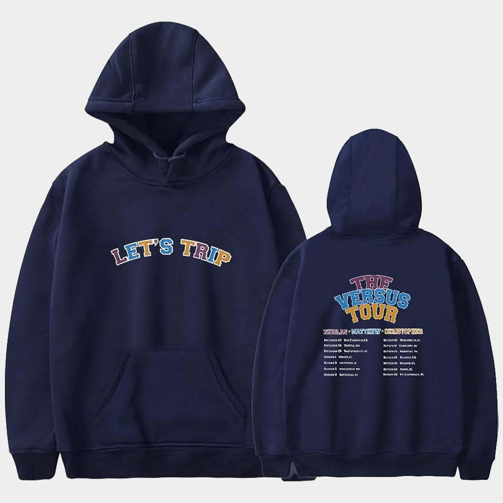 Sturniolo Triplets Merch Let's Trip The Versus Tour Hoodie Sturniolo Triplets Hoodie Fan Gifts