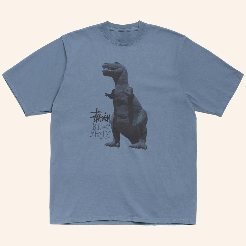Stussy Merch Big And Meaty Dinosaur T-Shirt Birthday Gift For Husband