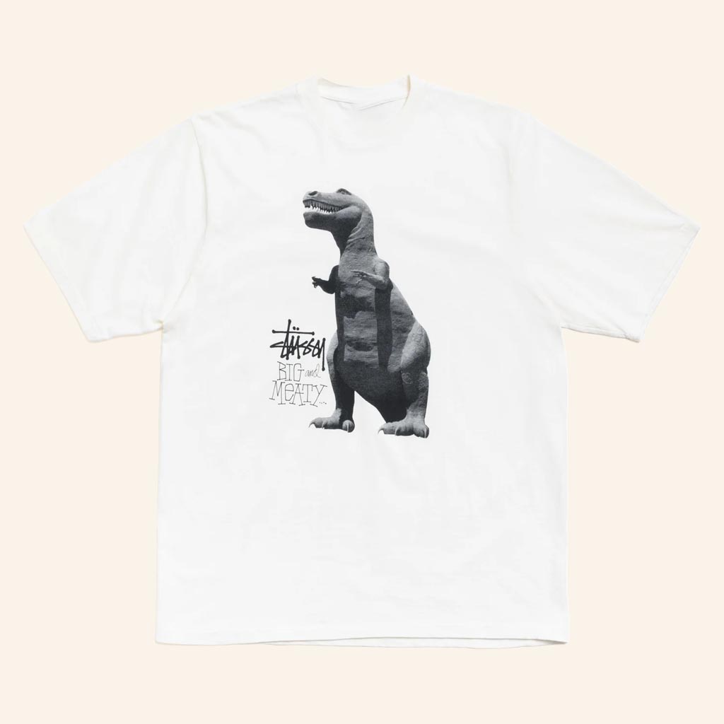 Stussy Merch Big And Meaty Dinosaur T-Shirt Gift For Son In Law