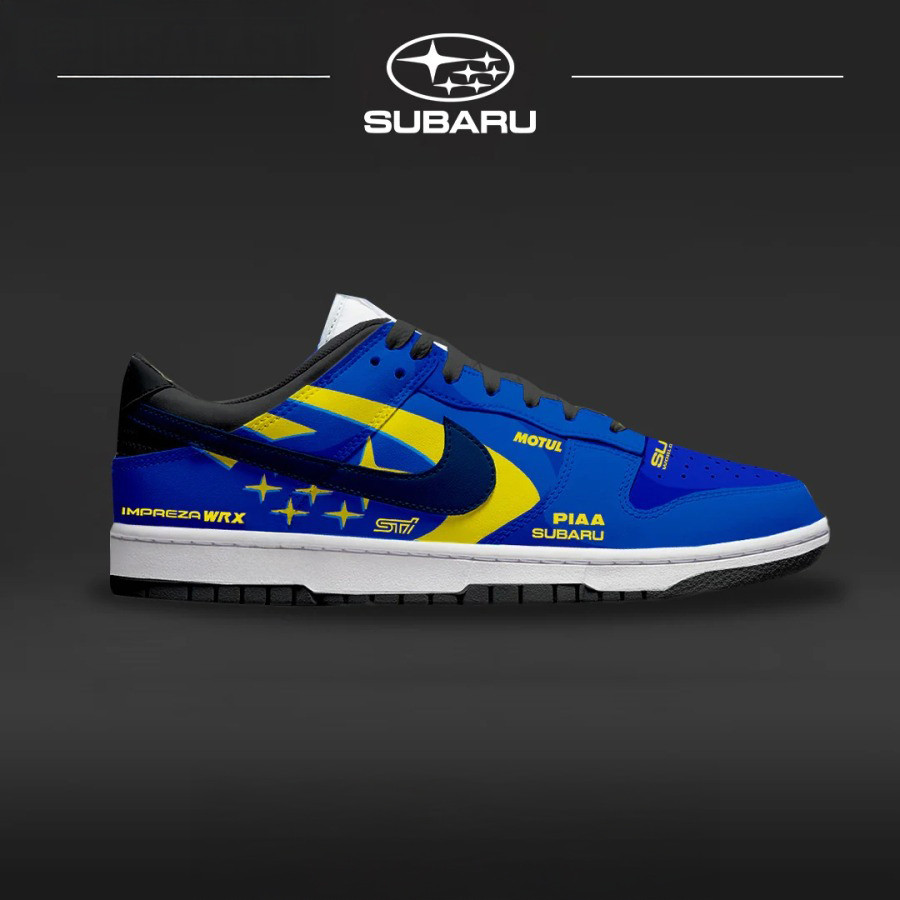 Subaru Impreza WRX Livery SB Dunk Low Shoes Gifts For Car Lovers