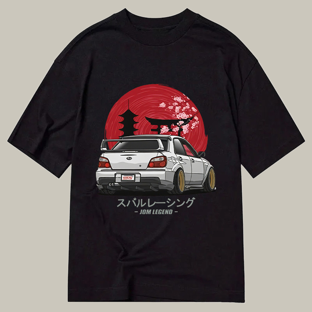 Subaru Racing Car Japanese Classic Shirt Funny Graphic T-Shirts Christmas Gifts
