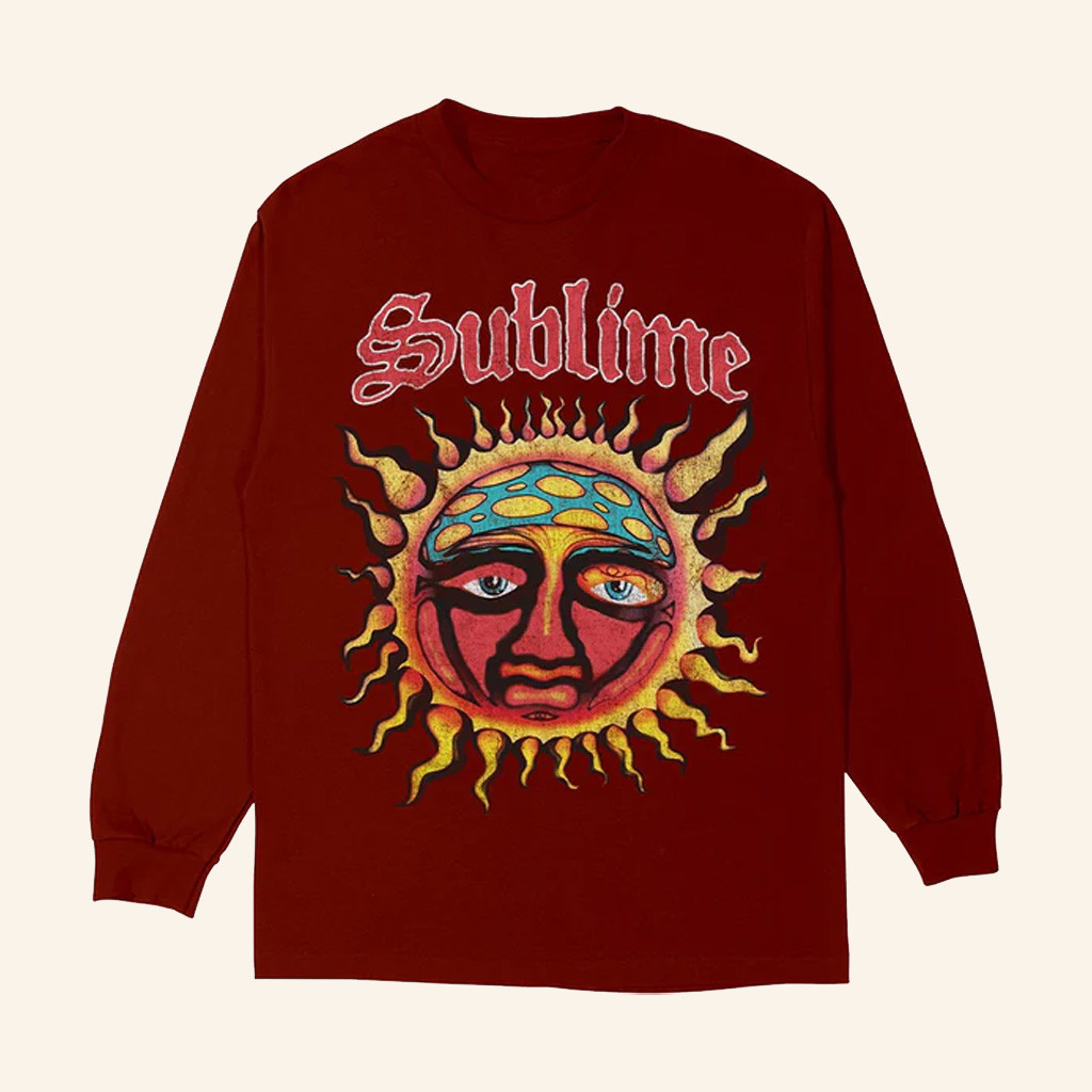 Sublime Merch Maroon Sublime Sun Long Sleeve T-Shirt Gifts For Sister Sublime Merch Maroon Sublime Sun Long Sleeve T-Shirt Gifts For Sister