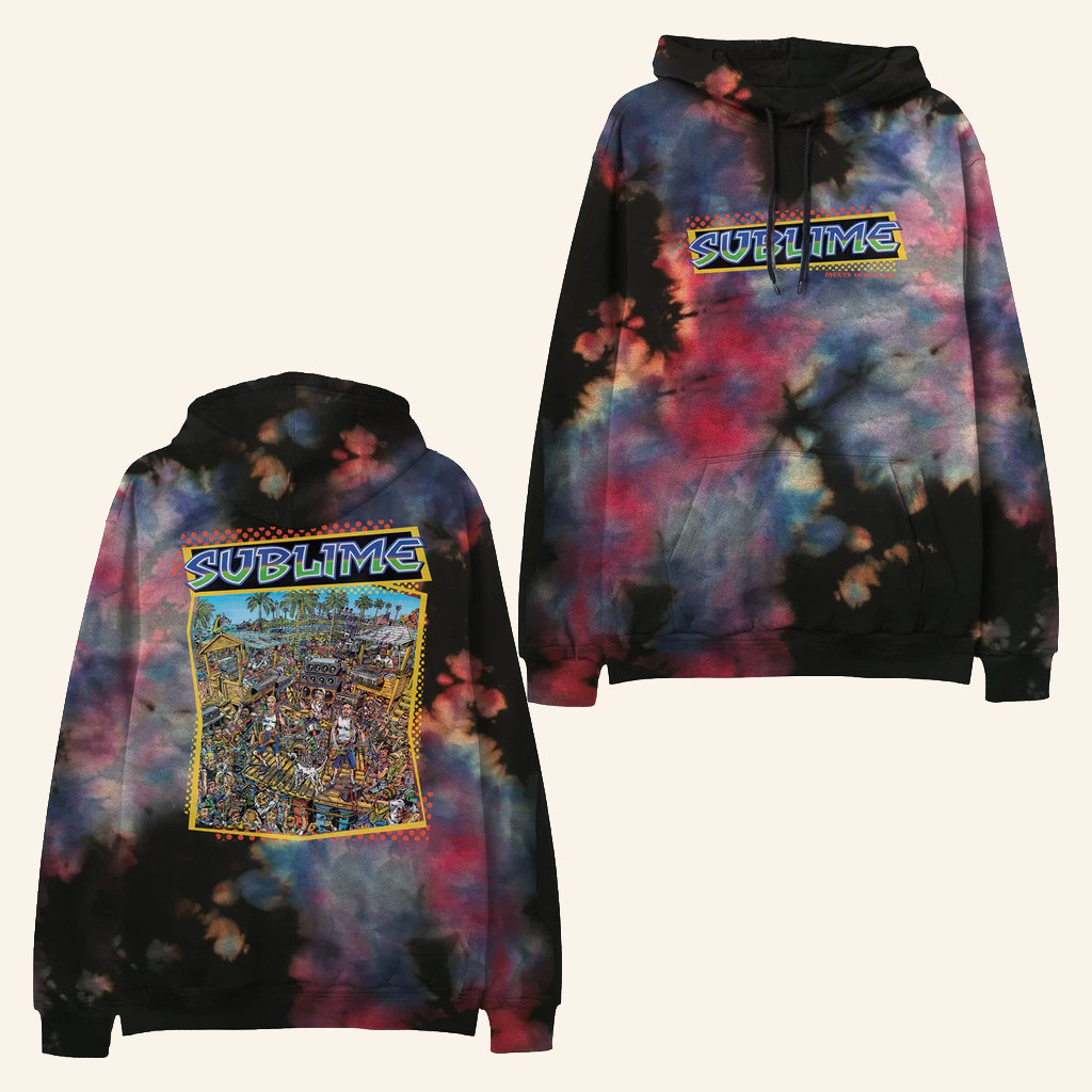 Sublime Merch Radical Dub Tie Dye Hoodie Christmas Presents For Him Sublime Merch Radical Dub Tie Dye Hoodie Christmas Presents For Him